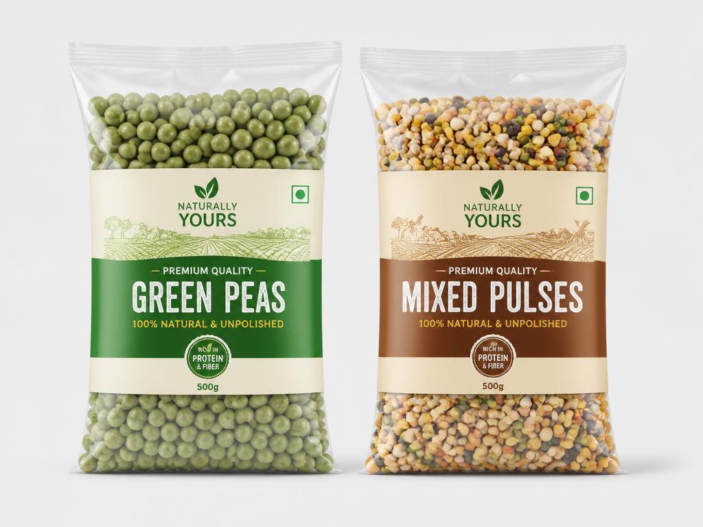 Mixed Pulses & Green Peas
