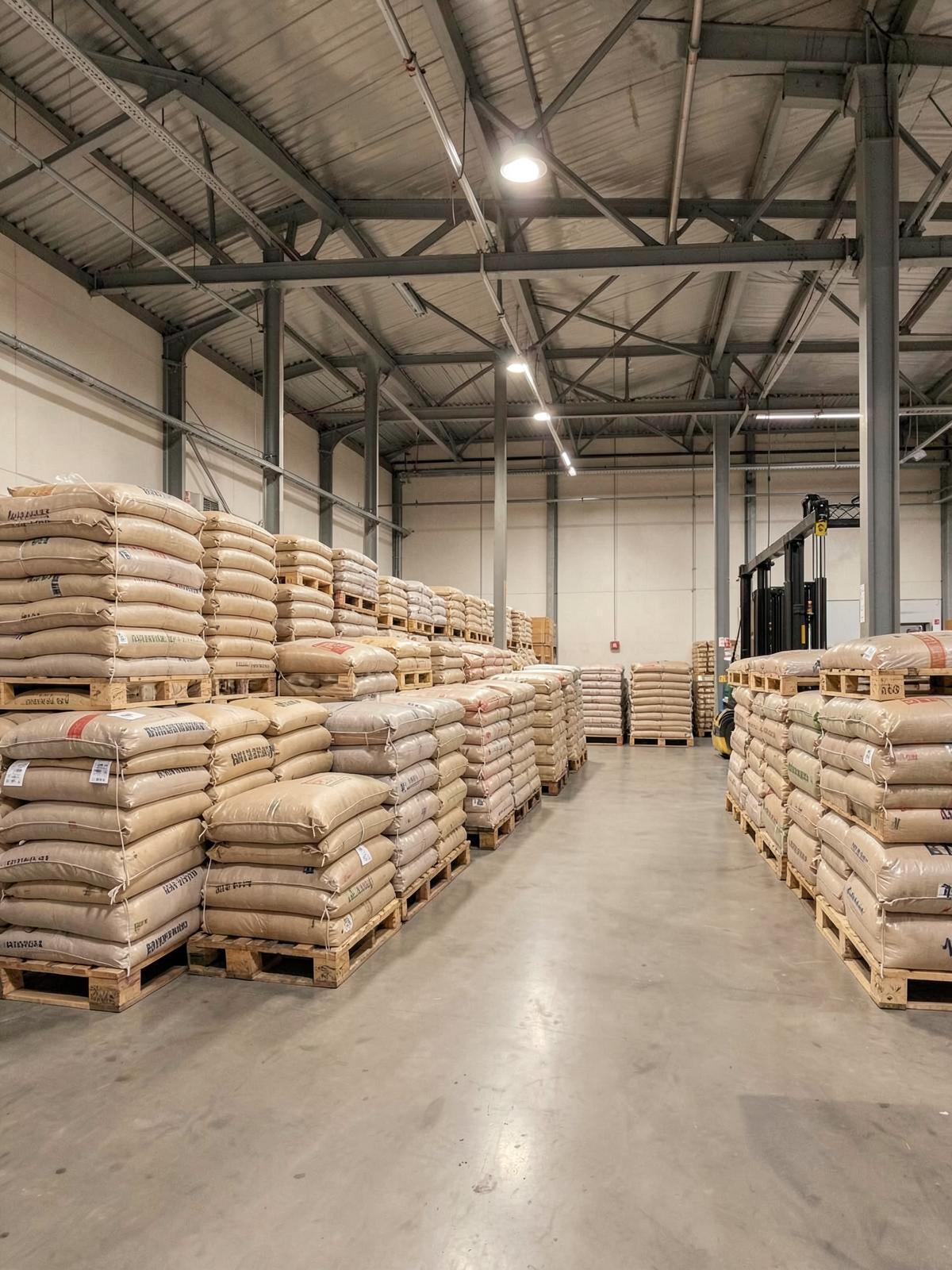 Food distribution warehouse